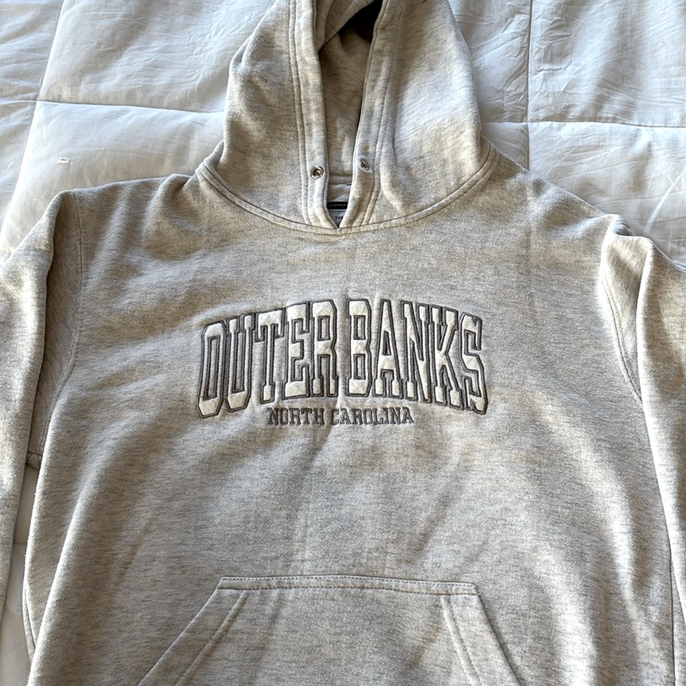 Pacific & Co Outer Banks gray hooded seeatshirt
